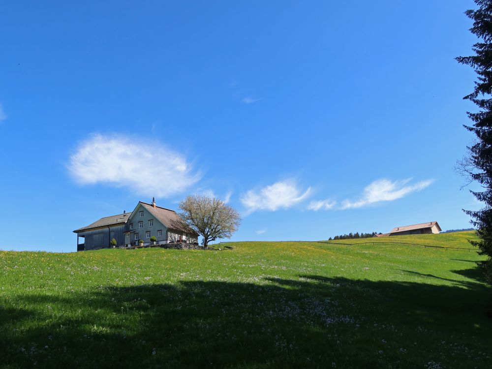 Wolken überm Bauernhof