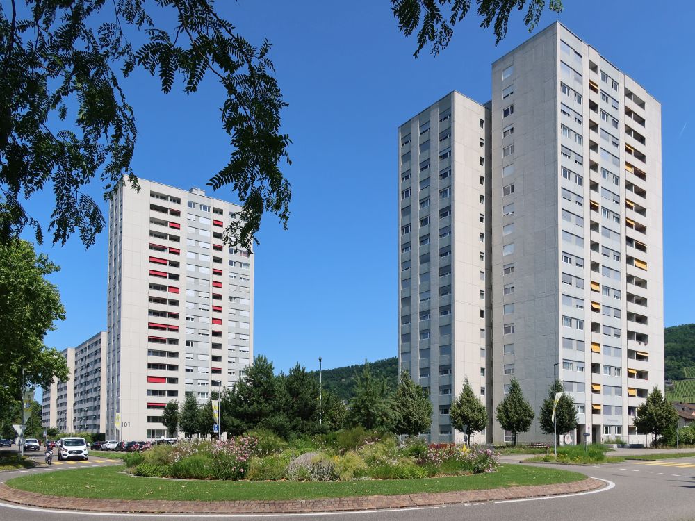 Hochhäuser an der Zentralstrasse