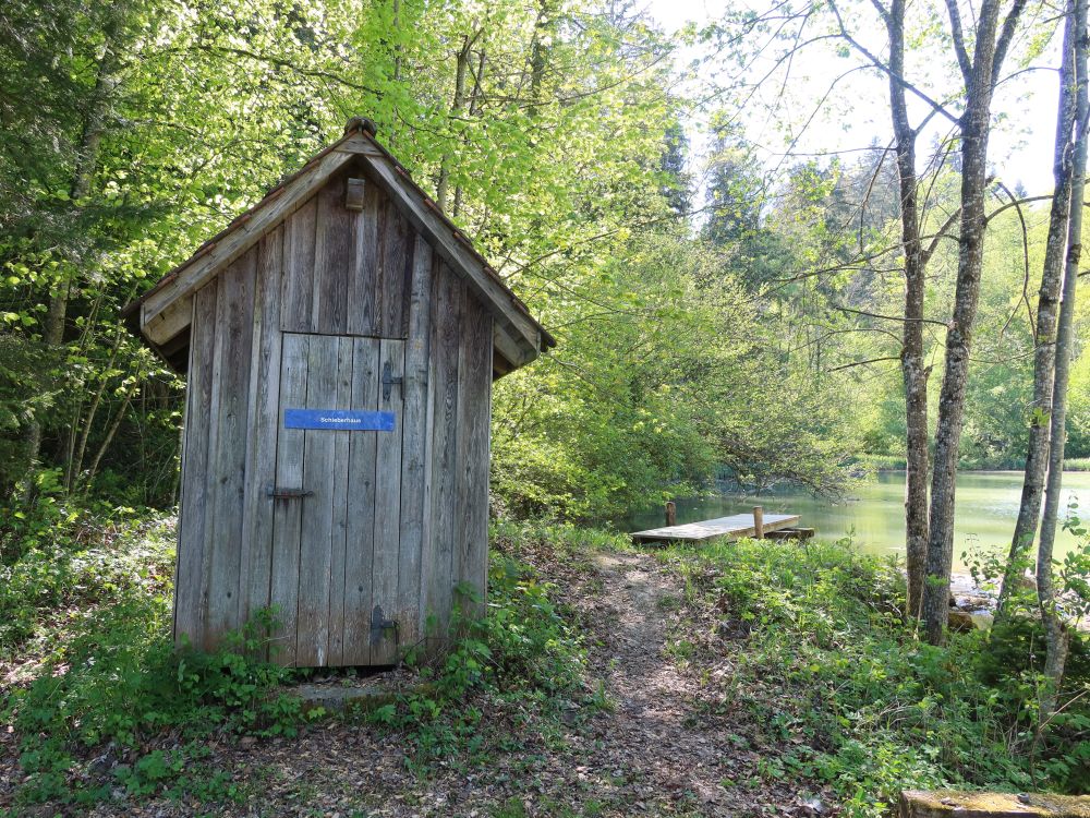 schräges Schieberhaus