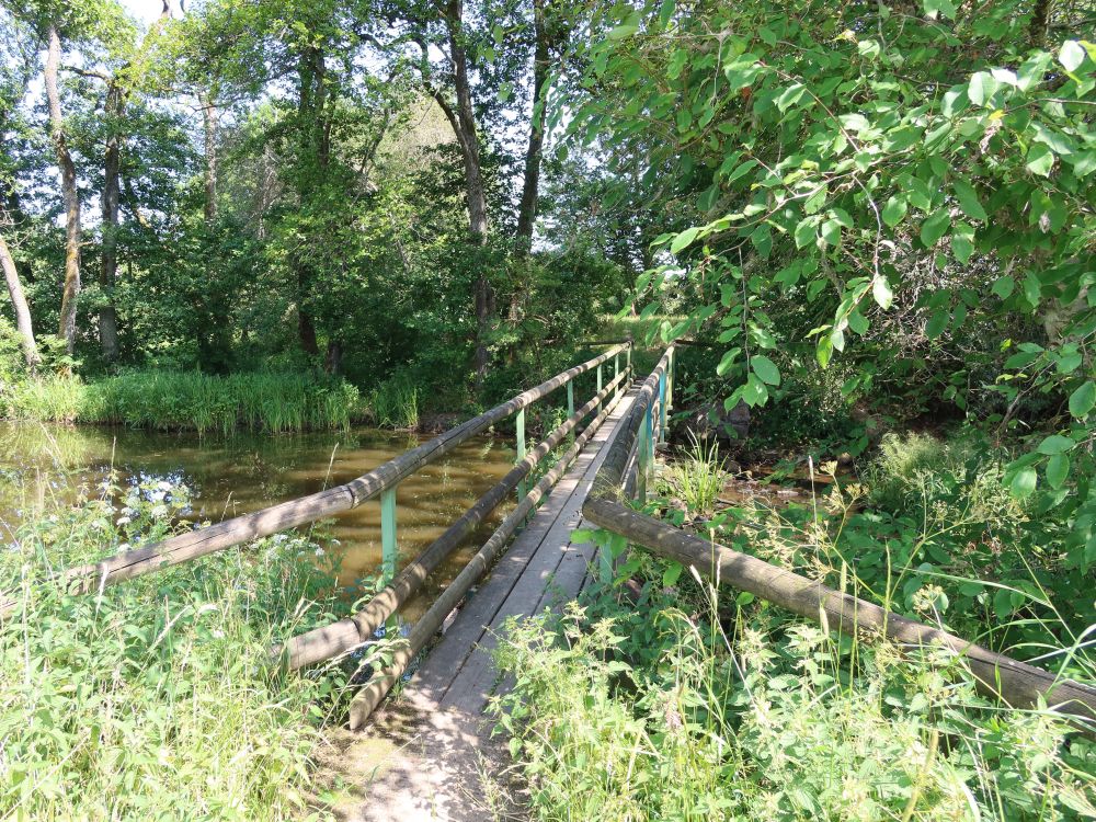 Steg am Wolterdinger Weiher