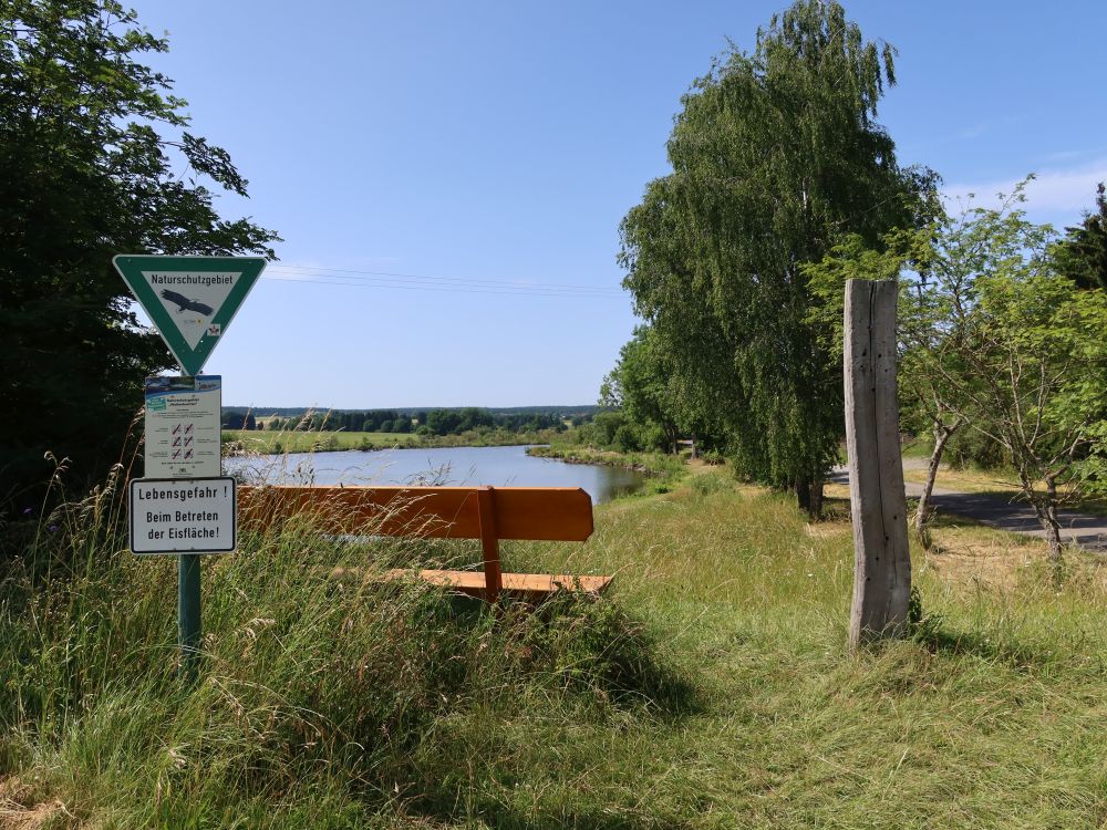 Sitzbank am Wolterdinger Weiher