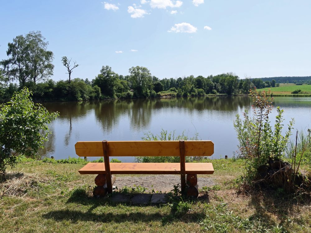 Sitzbank am Wolterdinger Weiher