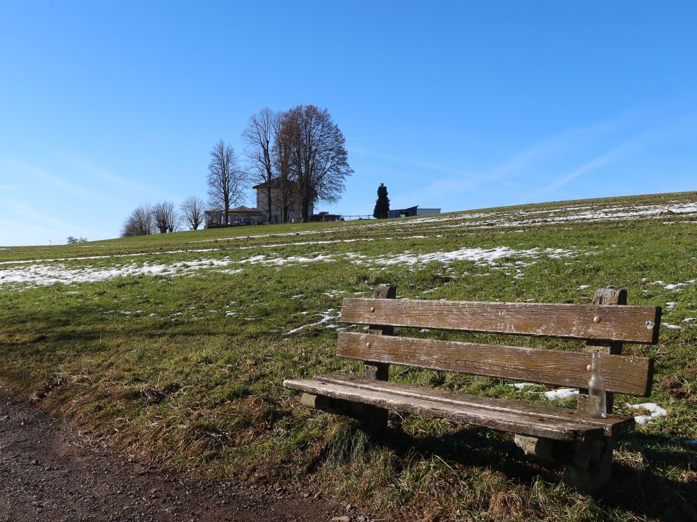 Sitzbank unterm Nollen