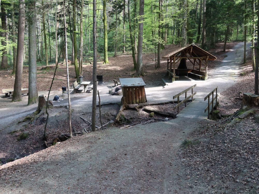 Grillplatz mit Schutzhütte