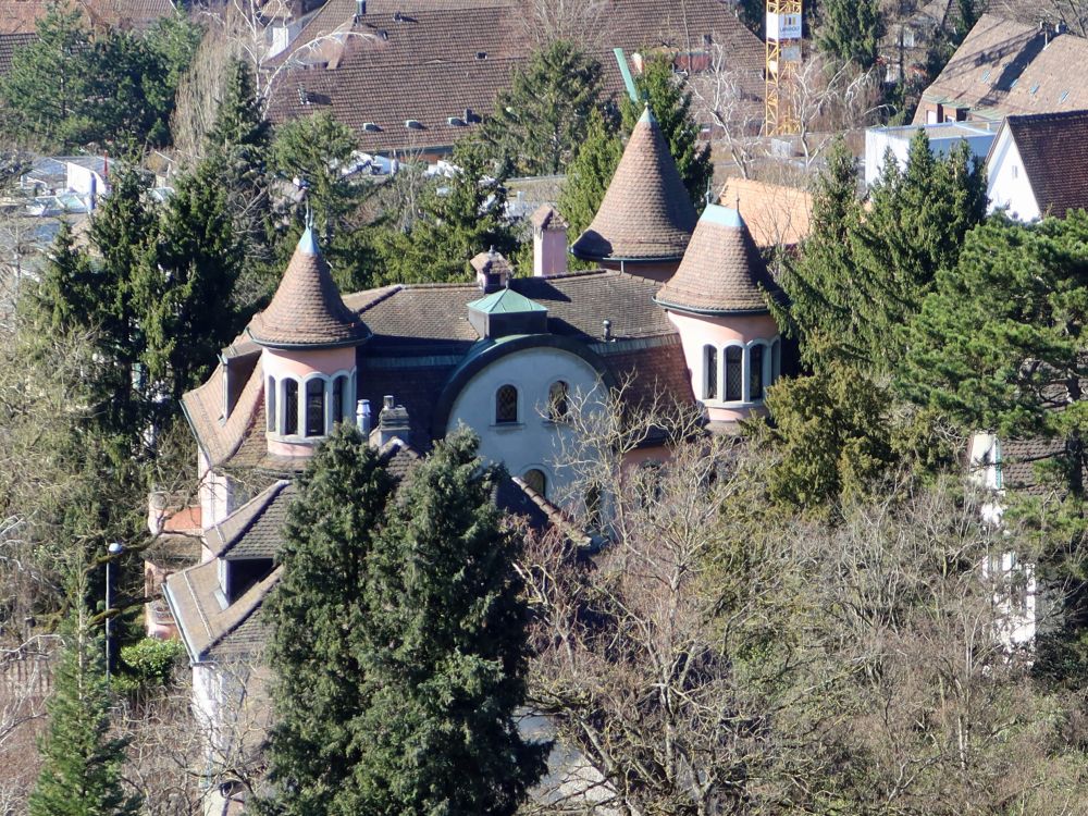 Haus mit runden Türmchen