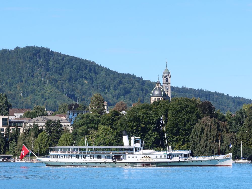 Ref. Kirche Enge und Schiff Stadt Rapperswil