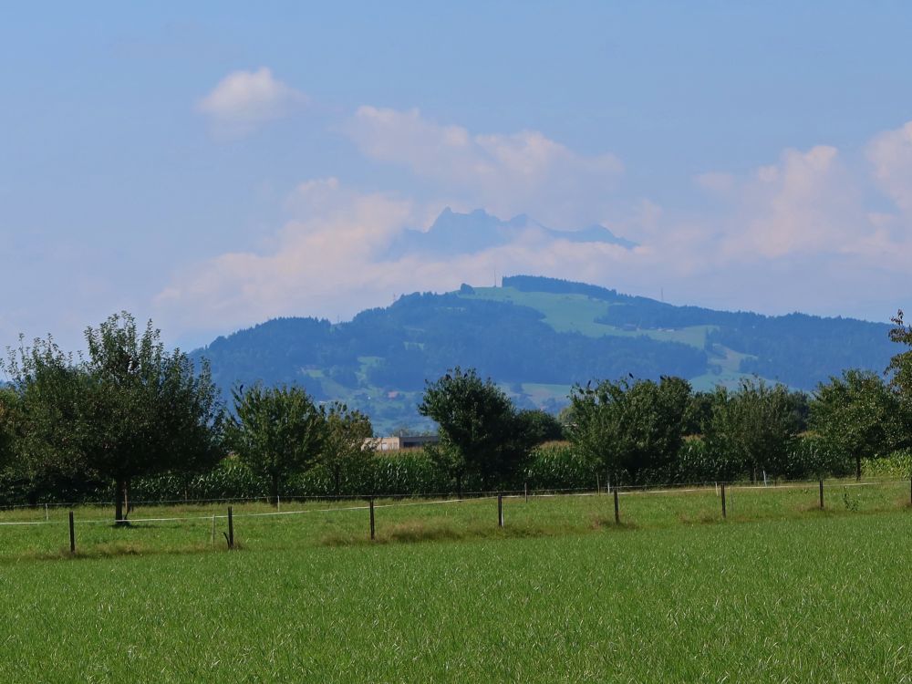 Pilatus im Dunst überm Rooterberg
