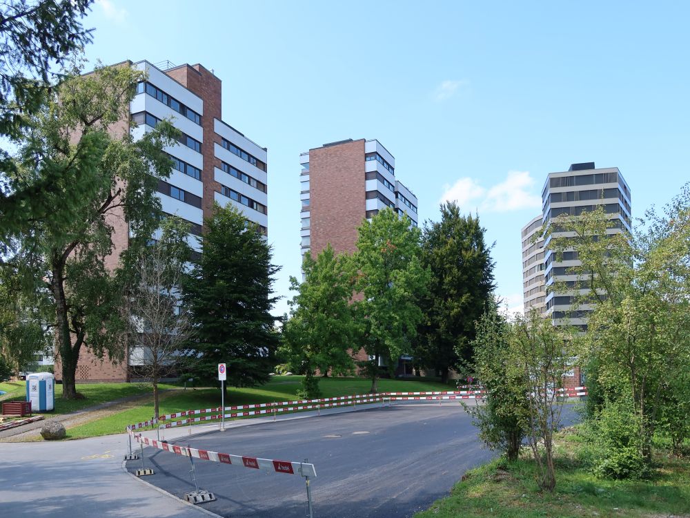 Wohnblocks bei Ortsteil Alpenblick